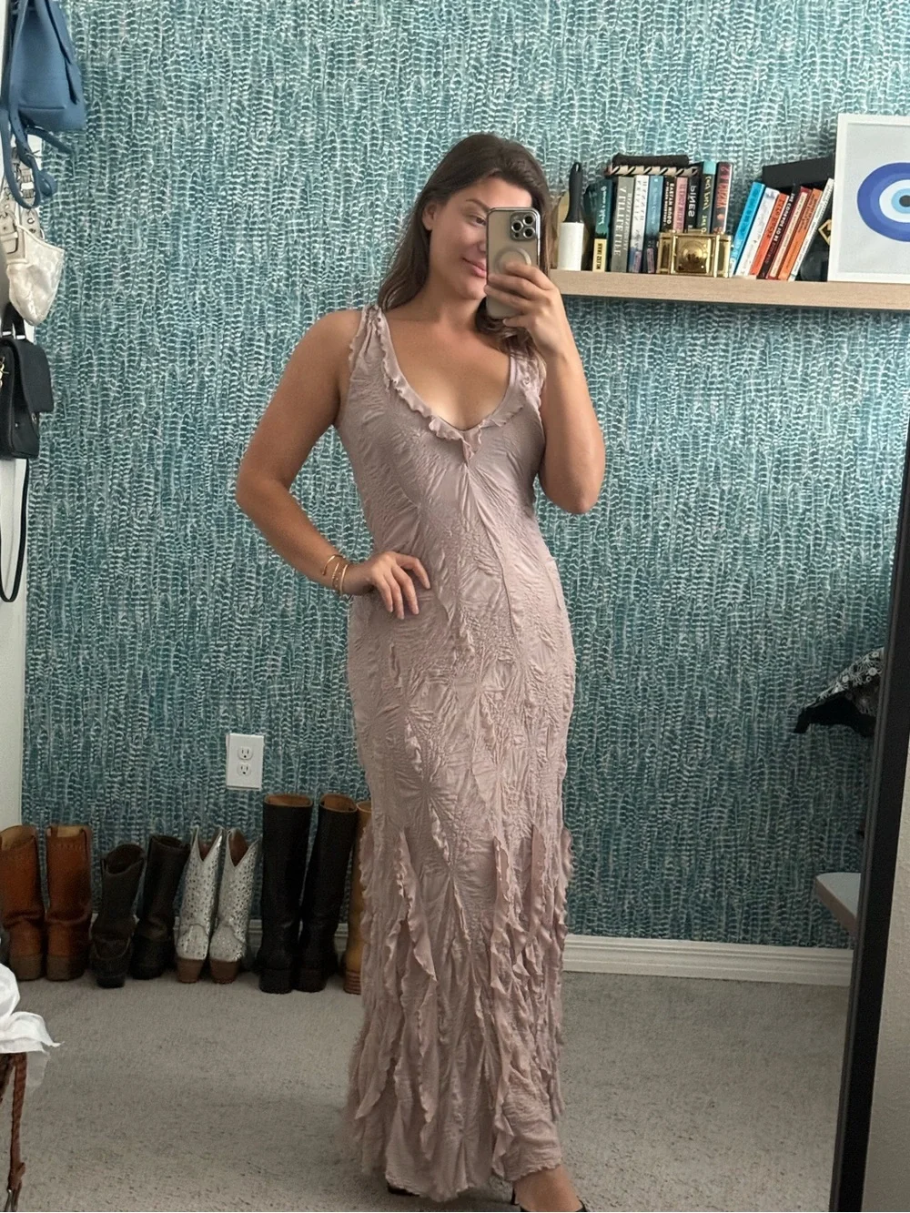 100 cotton maxi dresses Selena Cotton Maxi Dress
